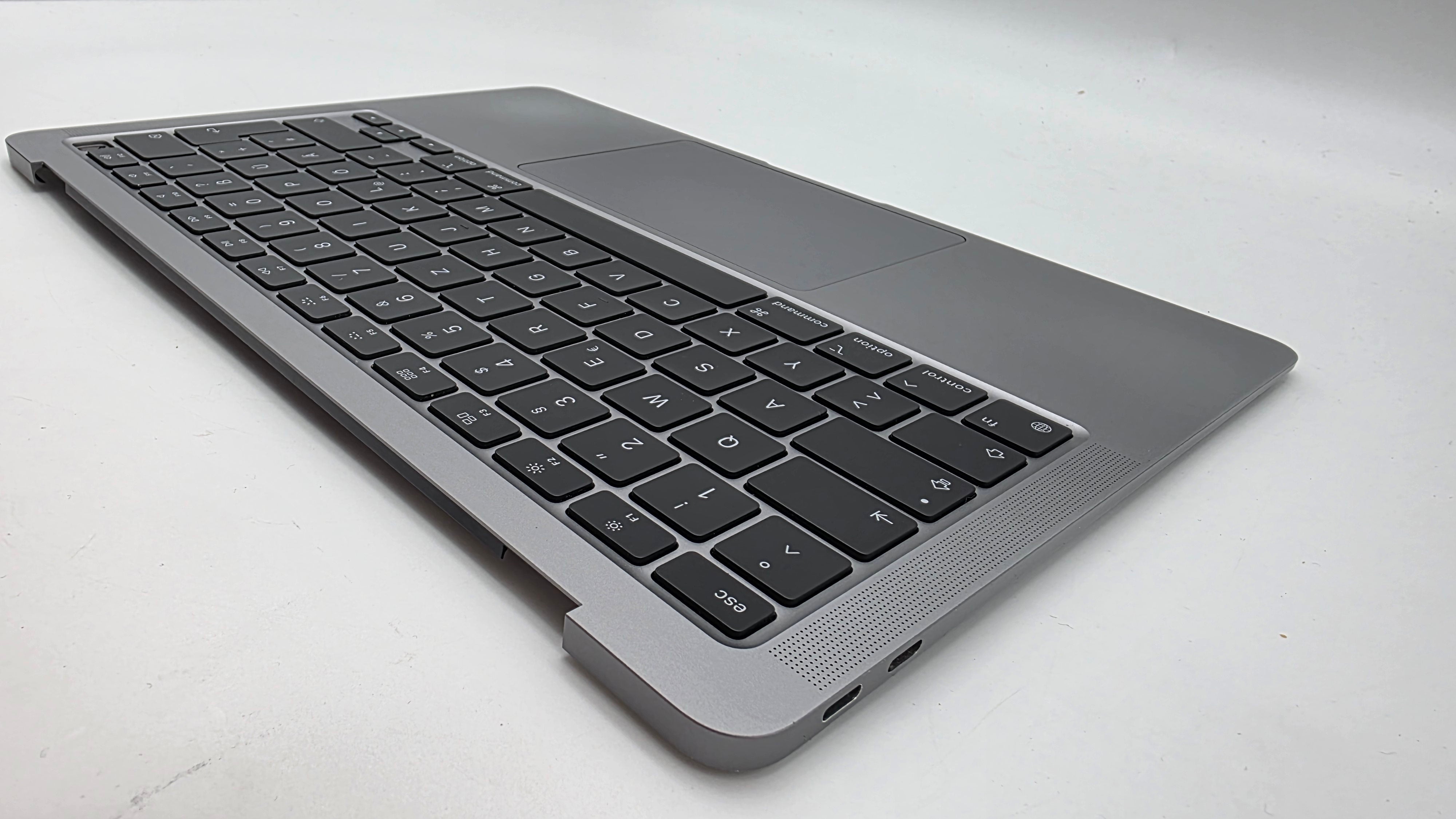 MacBook Air 13" 2020 A2179 Topcase QWERTZ Tastatur Spacegrau #T924