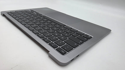 MacBook Air 13" 2020 A2179 Topcase QWERTZ Tastatur Spacegrau #T924