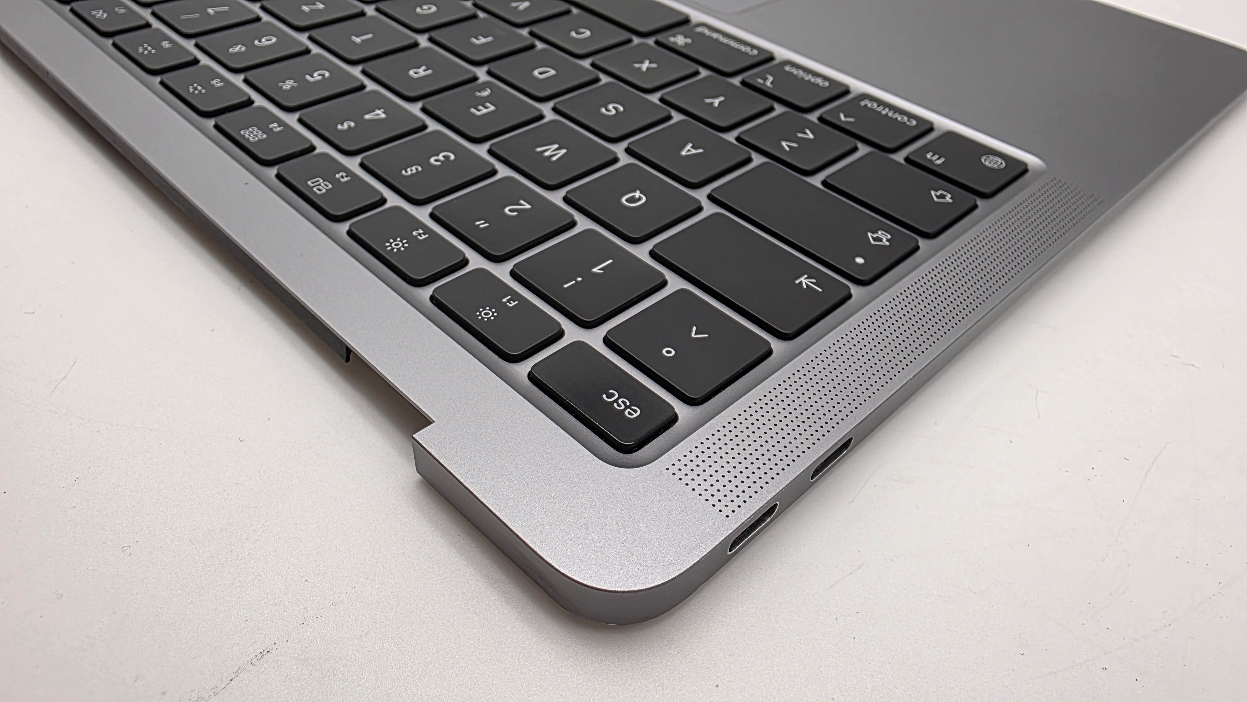 MacBook Air 13" 2020 A2179 Topcase QWERTZ Tastatur Spacegrau #T928