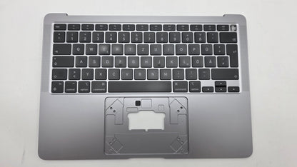 MacBook Air 13" 2020 A2337 Topcase QWERTZ Akku Tastatur Grau #T932
