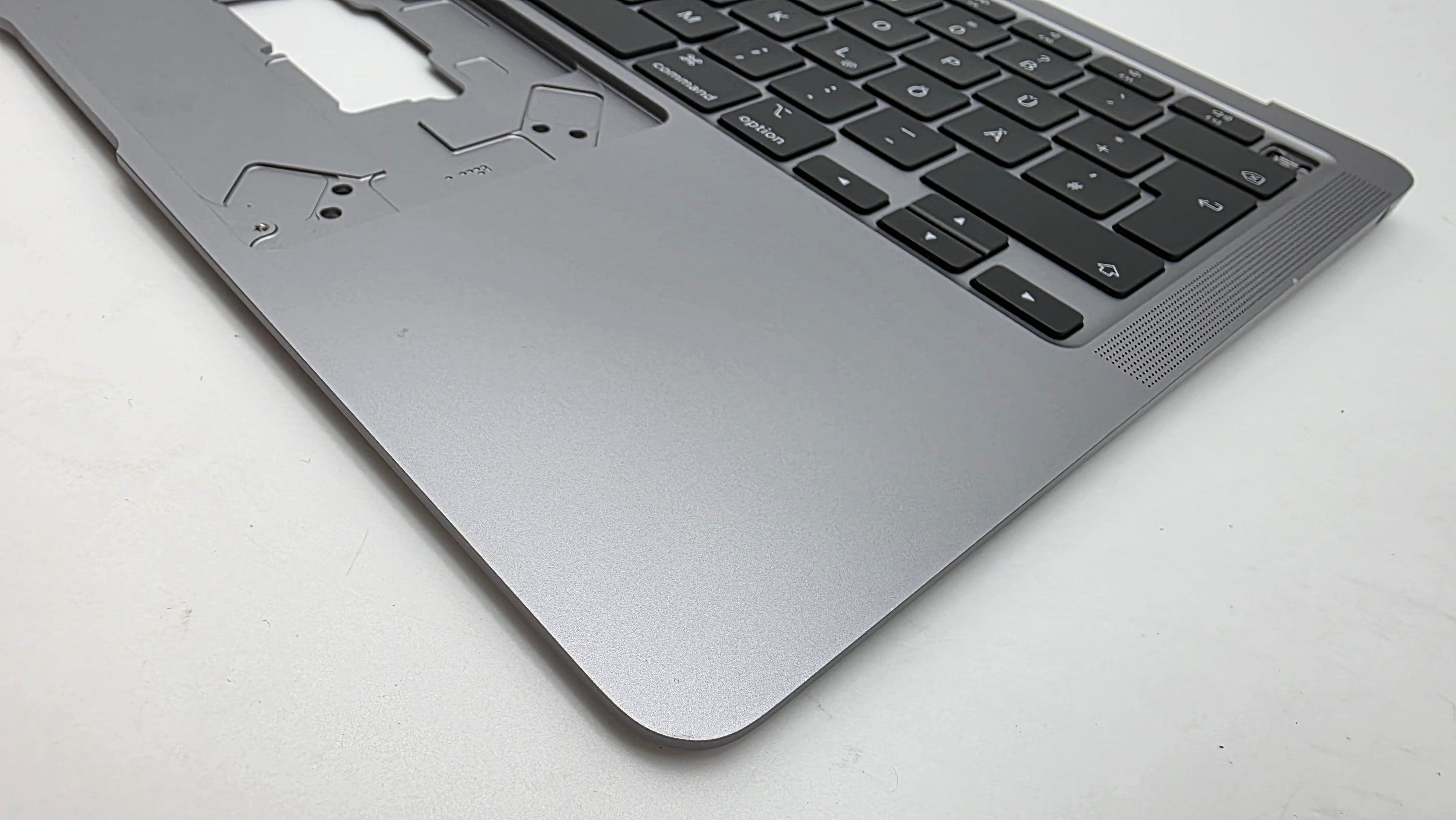 MacBook Air 13" 2020 A2337 Topcase QWERTZ Akku Tastatur Grau #T932