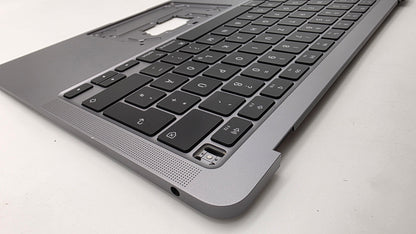 MacBook Air 13" 2020 A2337 Topcase QWERTZ Akku Tastatur Grau #T932