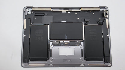 MacBook Air 13" 2020 A2337 Topcase QWERTZ Akku Tastatur Grau #T932