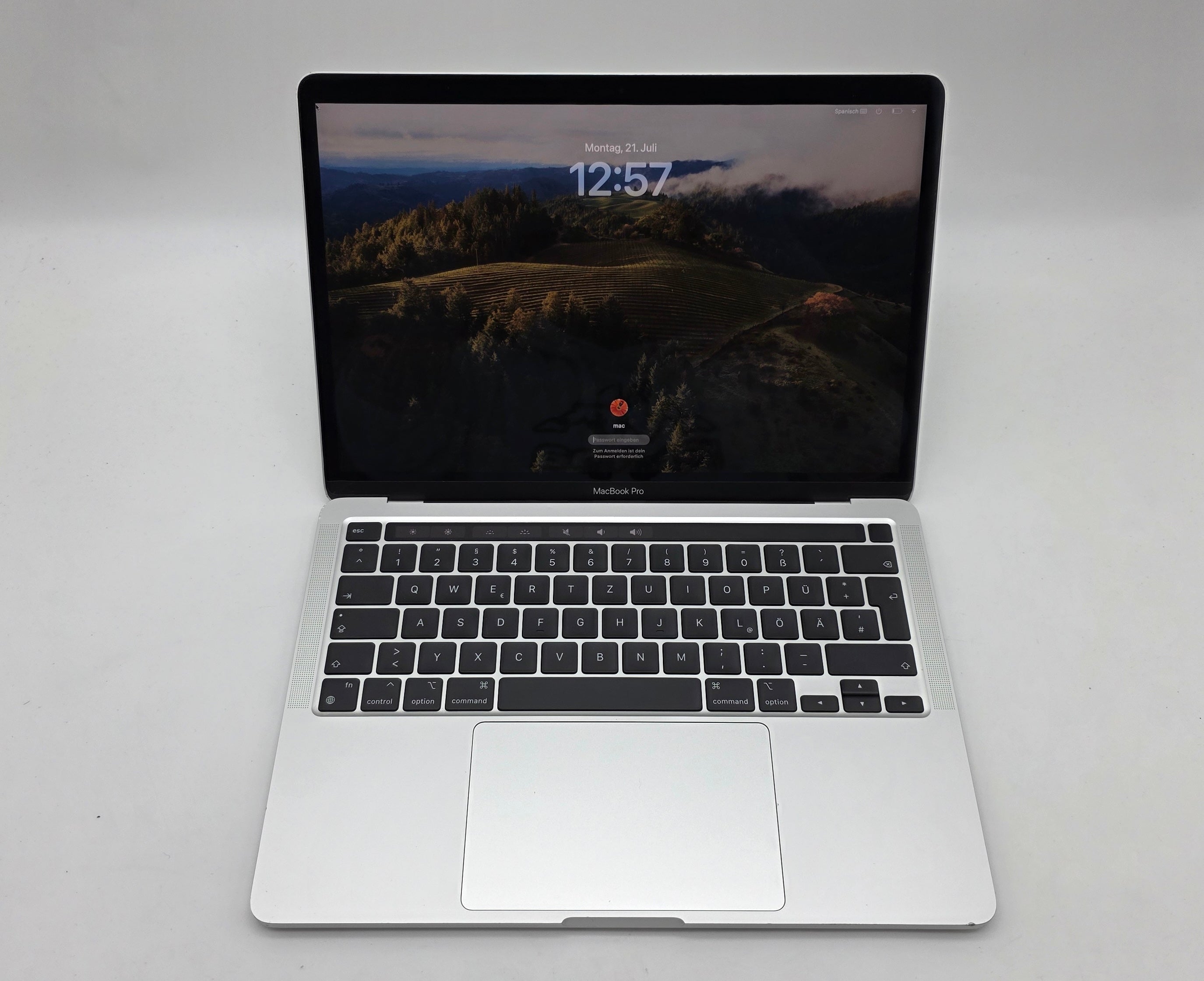 Macbook Pro 13" A2251 2020 2,3GHz i7 32GB 512GB Silber #PS153 MwSt