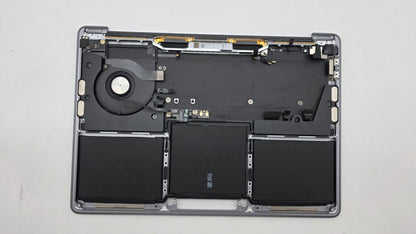 Macbook Pro 13" 2020 2022 A2338 Topcase QWERTZ Spacegrau Grau #T938