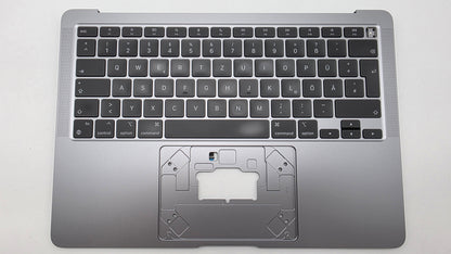 MacBook Air 13" 2020 A2337 Topcase QWERTZ Trackpad Tastatur Grau #T939