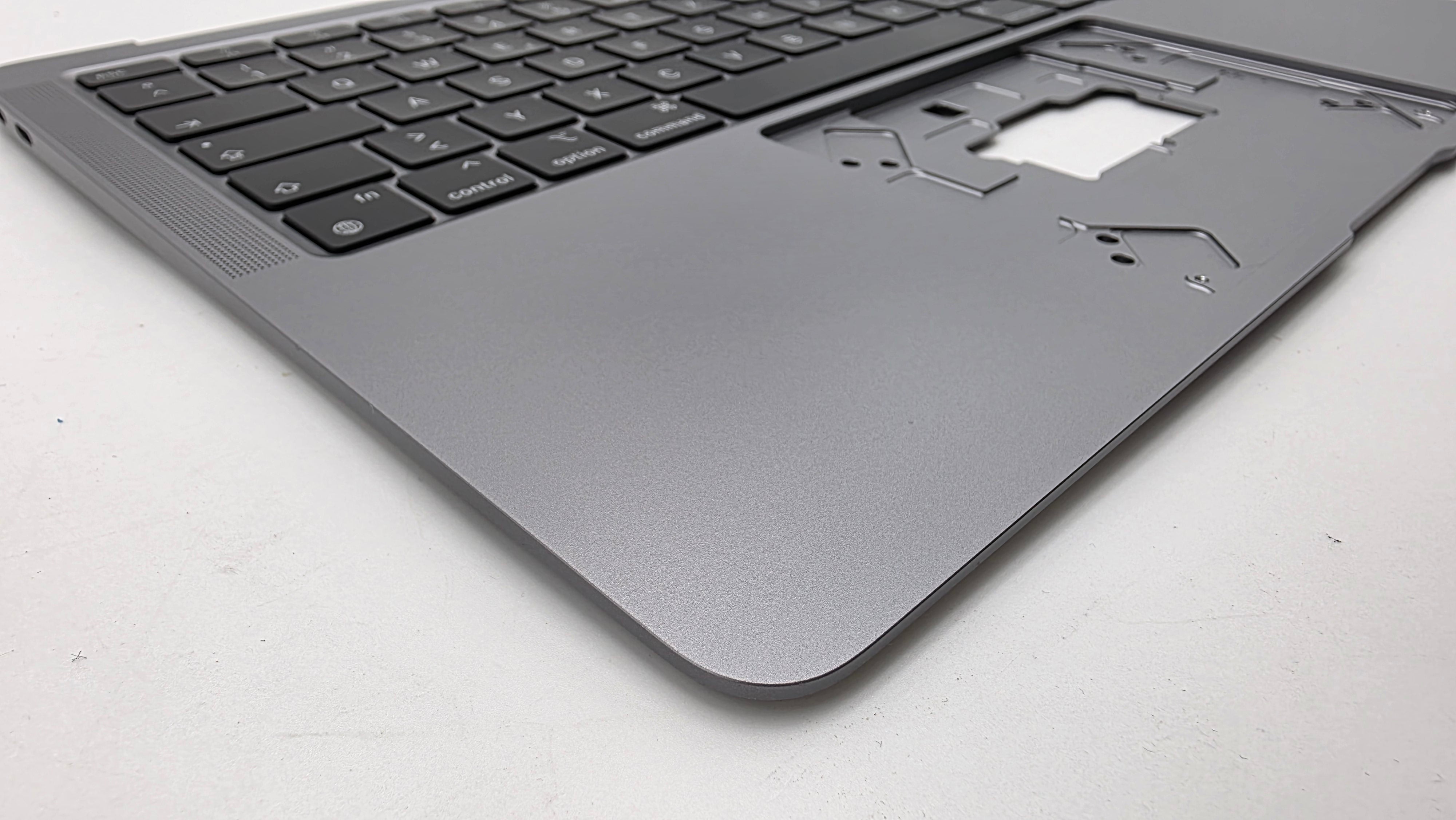 MacBook Air 13" 2020 A2337 Topcase QWERTZ Trackpad Tastatur Grau #T939