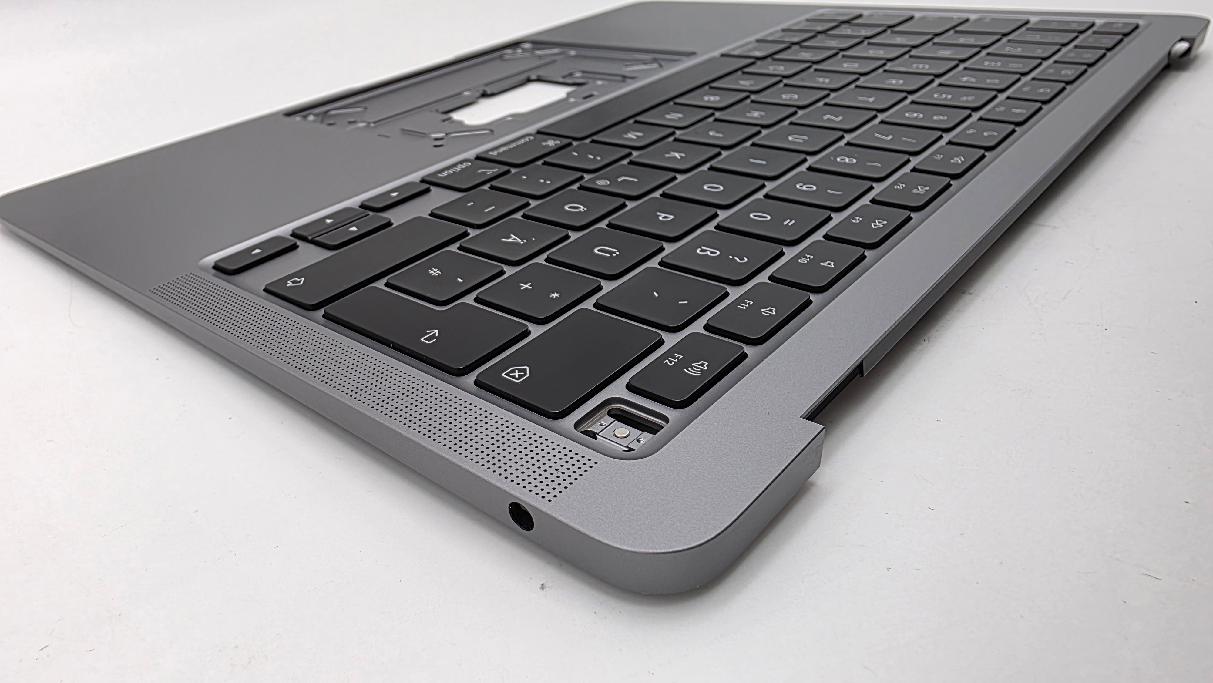 MacBook Air 13" 2020 A2337 Topcase QWERTZ Trackpad Tastatur Grau #T939