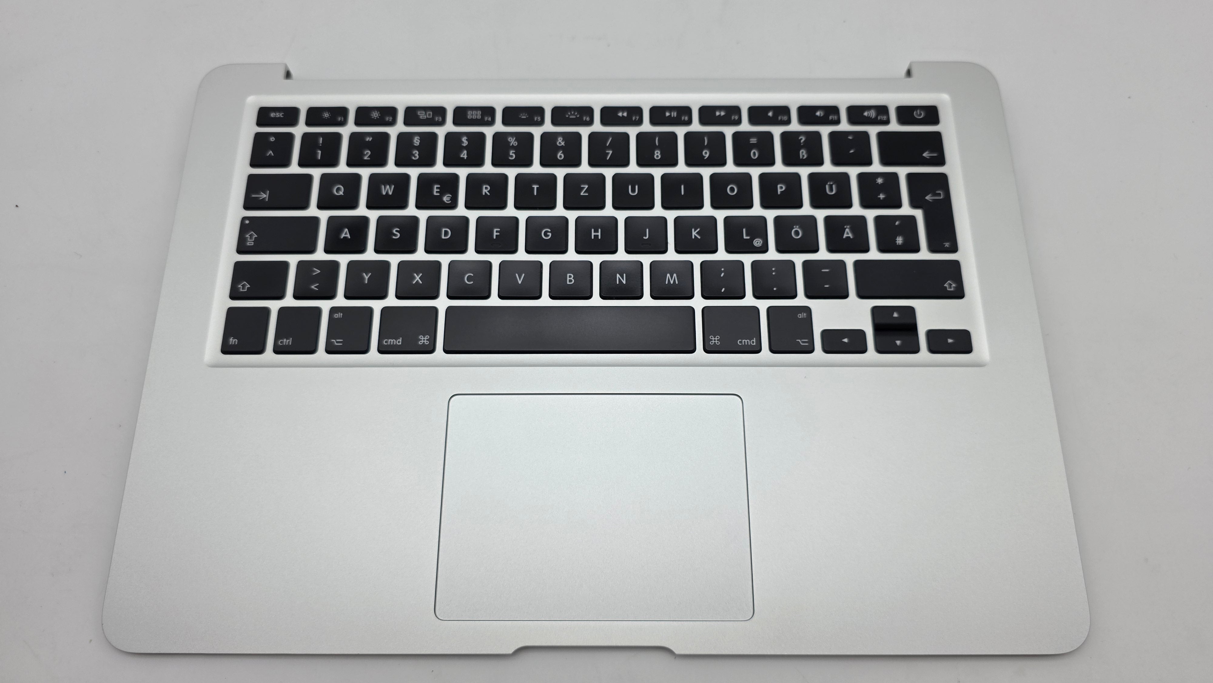 MacBook Air 13" A1466 2013 - 2017 Topcase QWERTZ Tastatur Silber #T940