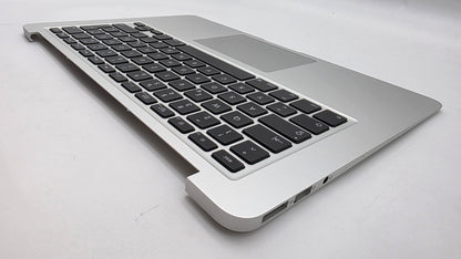MacBook Air 13" A1466 2013 - 2017 Topcase QWERTZ Tastatur Silber #T940