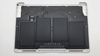 MacBook Air 13" A1466 2013 - 2017 Topcase QWERTZ Tastatur Silber #T940