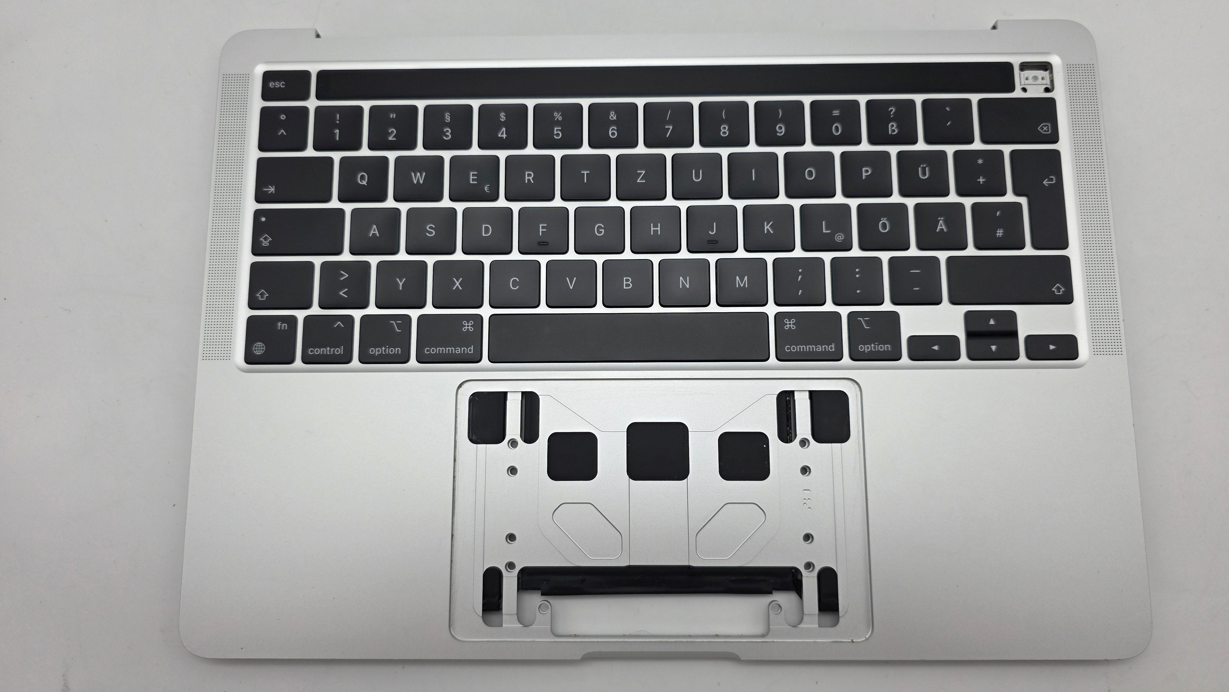 Macbook Pro 13" 2020 2022 A2338 Topcase Akku Tastatur Silber #T941