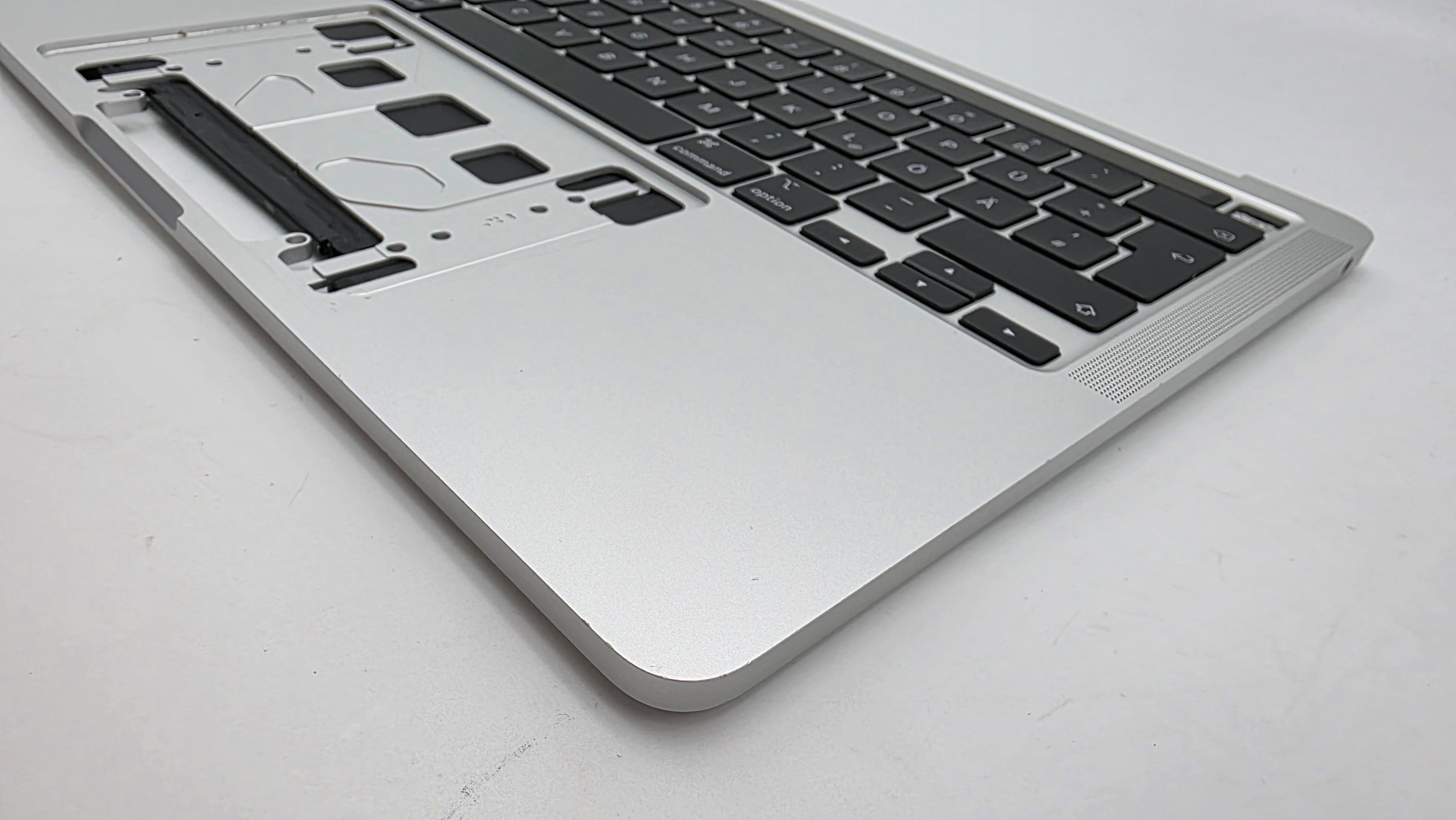 Macbook Pro 13" 2020 2022 A2338 Topcase Akku Tastatur Silber #T941
