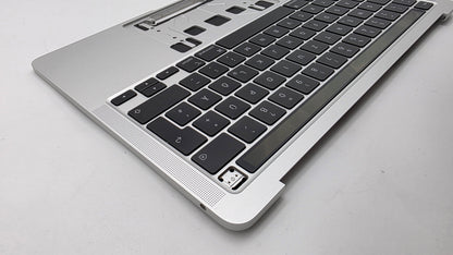 Macbook Pro 13" 2020 2022 A2338 Topcase Akku Tastatur Silber #T941