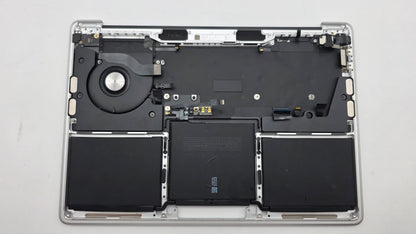 Macbook Pro 13" 2020 2022 A2338 Topcase Akku Tastatur Silber #T941