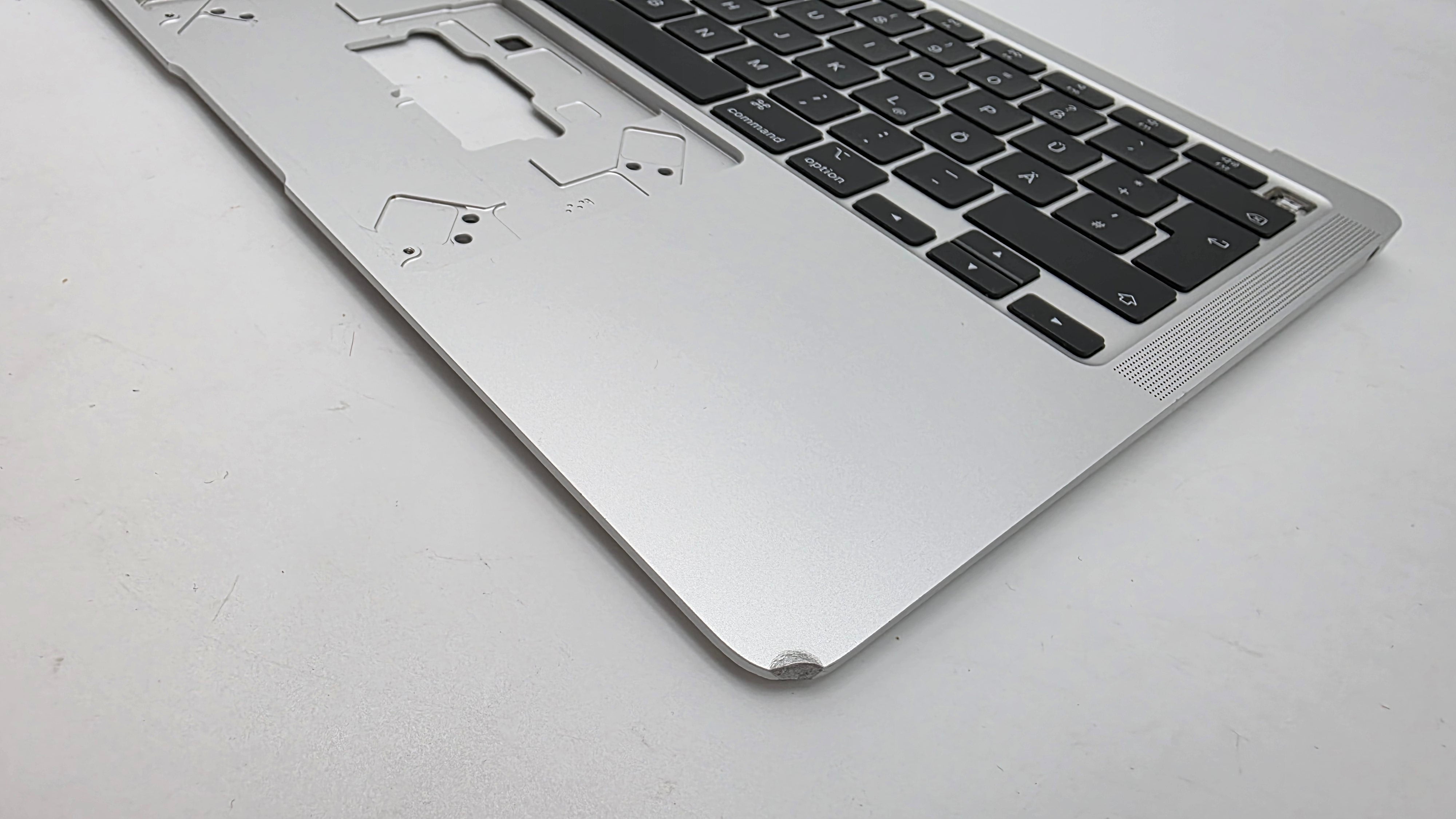 Macbook Pro 13" 2020 2022 A2338 Topcase Akku Tastatur Silber #T942