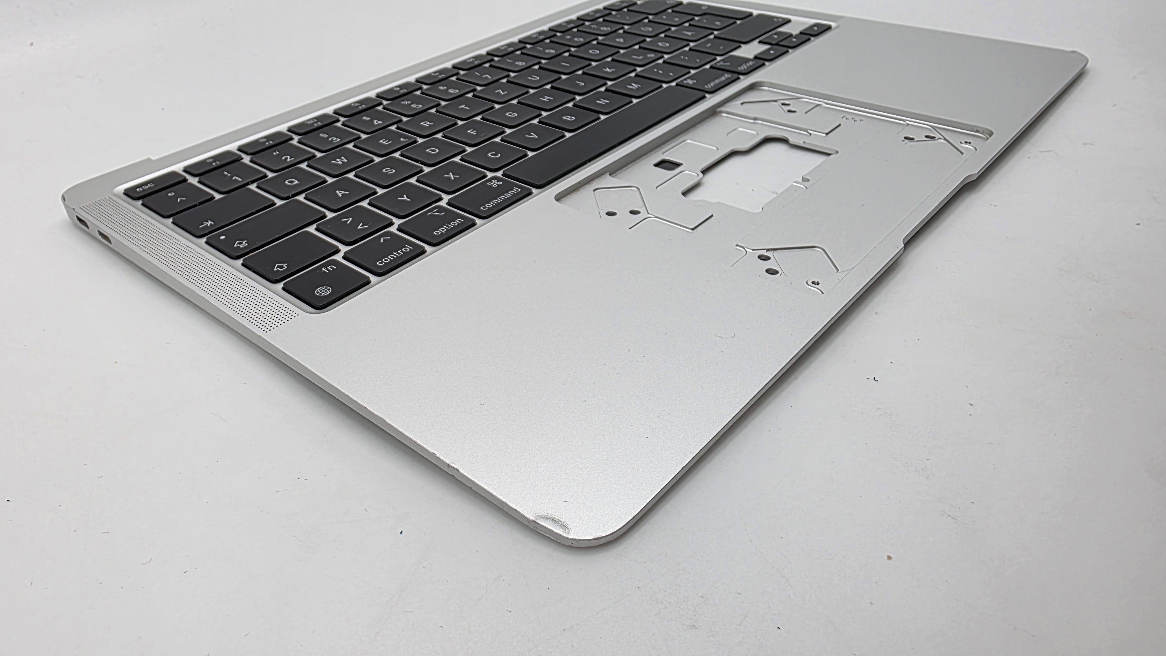 Macbook Pro 13" 2020 2022 A2338 Topcase Akku Tastatur Silber #T942