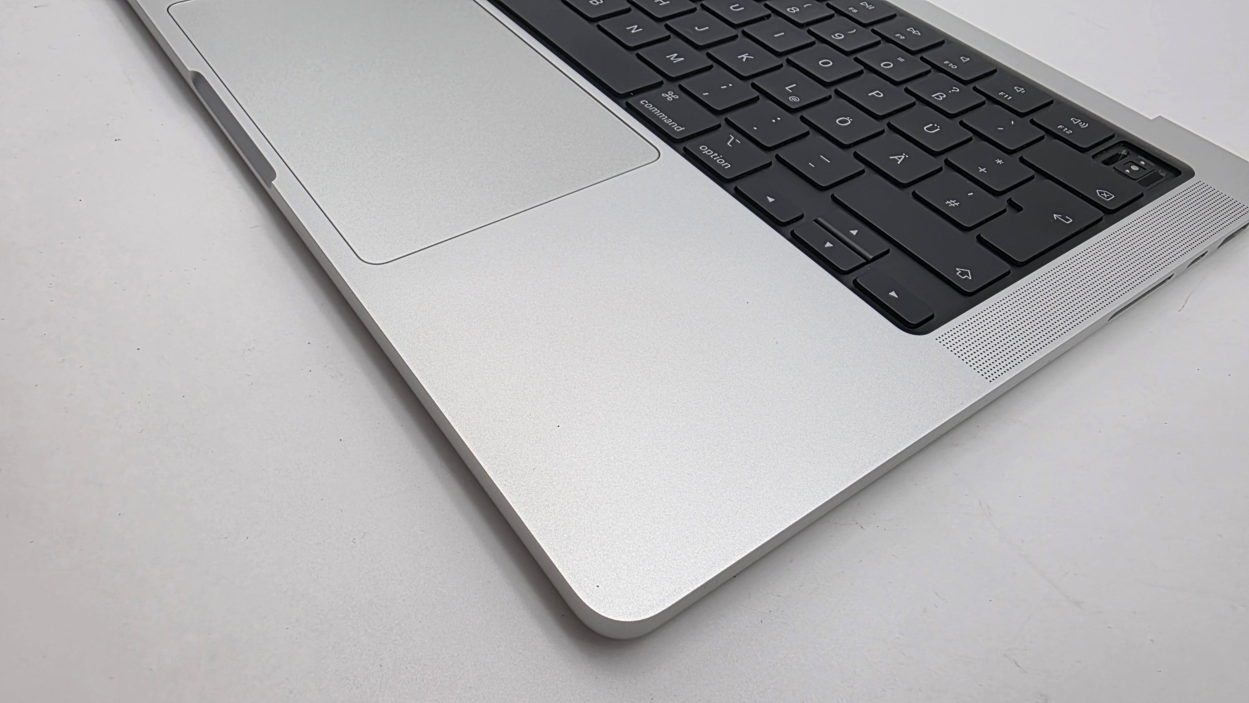 Macbook Pro 14" 2023 A2779 Topcase QWERTZ Tastatur Silber #T951