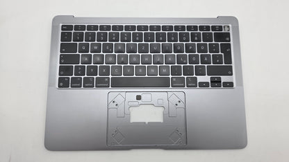MacBook Air 13" 2020 A2337 Topcase QWERTZ Trackpad Tastatur Grau #T946