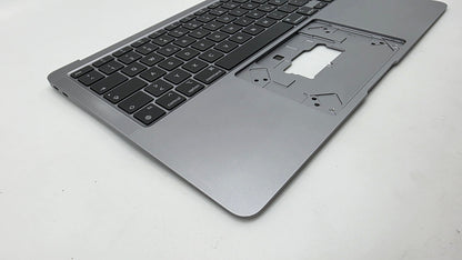MacBook Air 13" 2020 A2337 Topcase QWERTZ Trackpad Tastatur Grau #T946