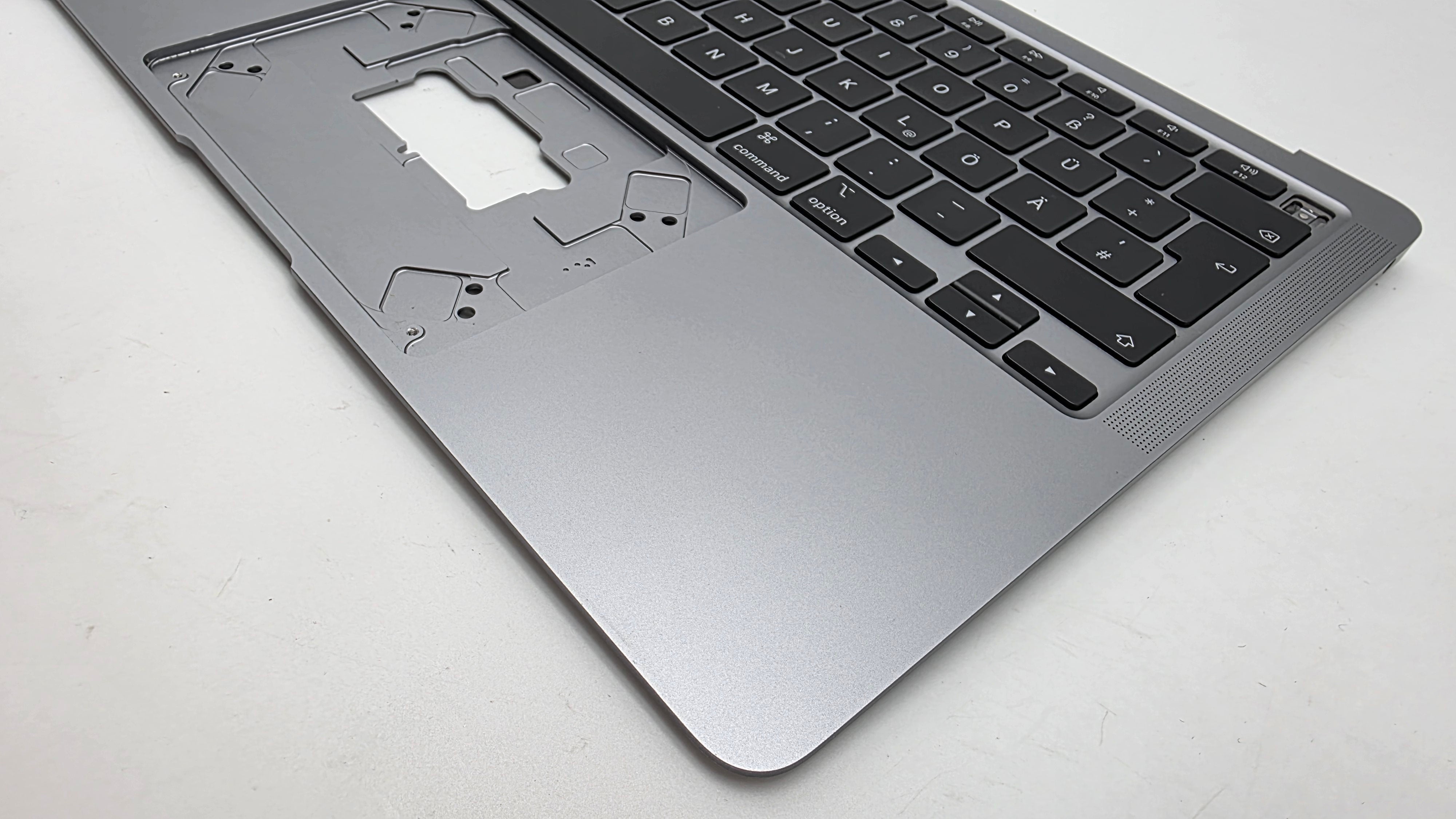 MacBook Air 13" 2020 A2337 Topcase QWERTZ Trackpad Tastatur Grau #T946