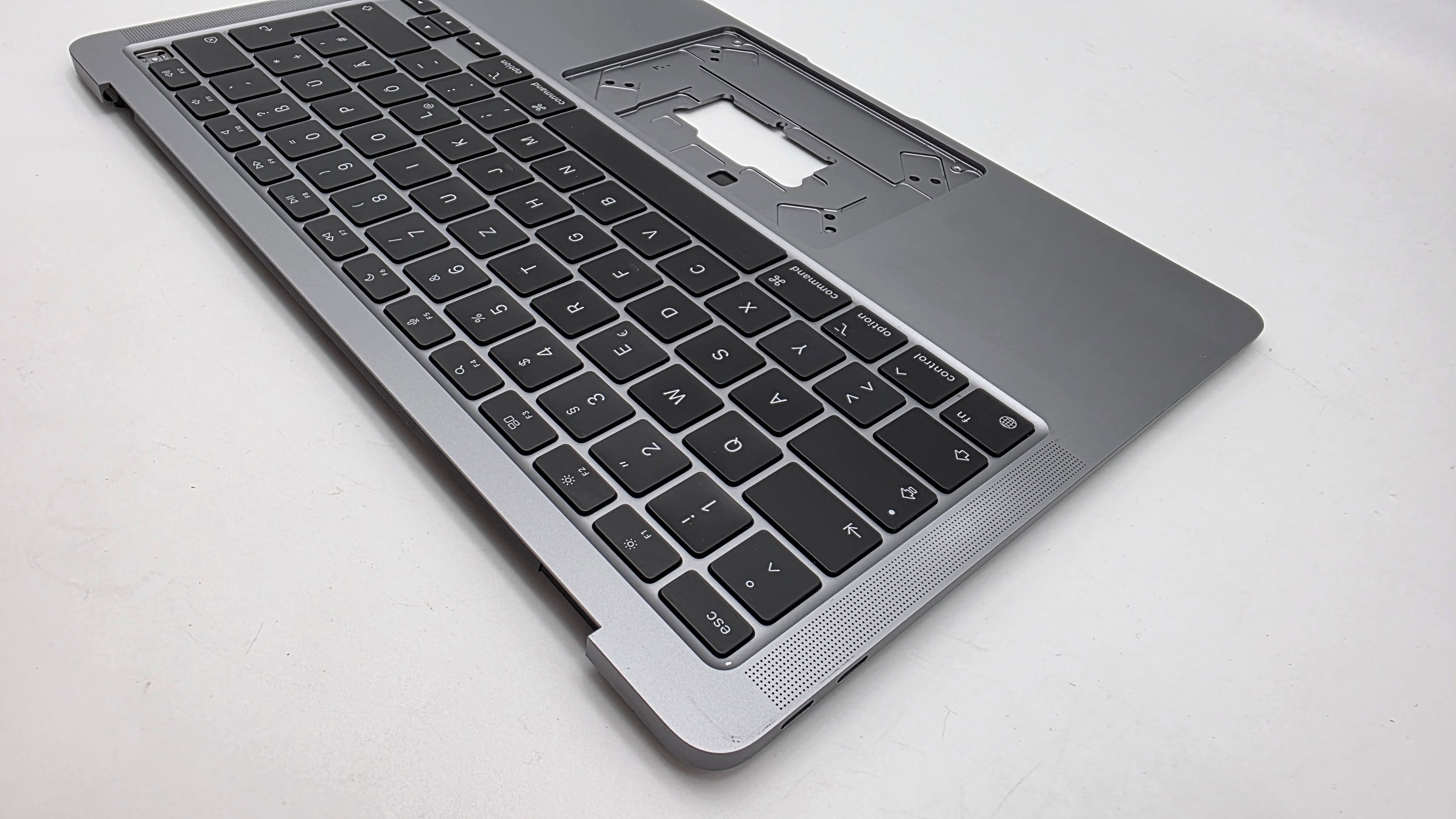 MacBook Air 13" 2020 A2337 Topcase QWERTZ Trackpad Tastatur Grau #T946