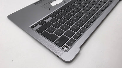 MacBook Air 13" 2020 A2337 Topcase QWERTZ Trackpad Tastatur Grau #T946