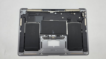MacBook Air 13" 2020 A2337 Topcase QWERTZ Trackpad Tastatur Grau #T946