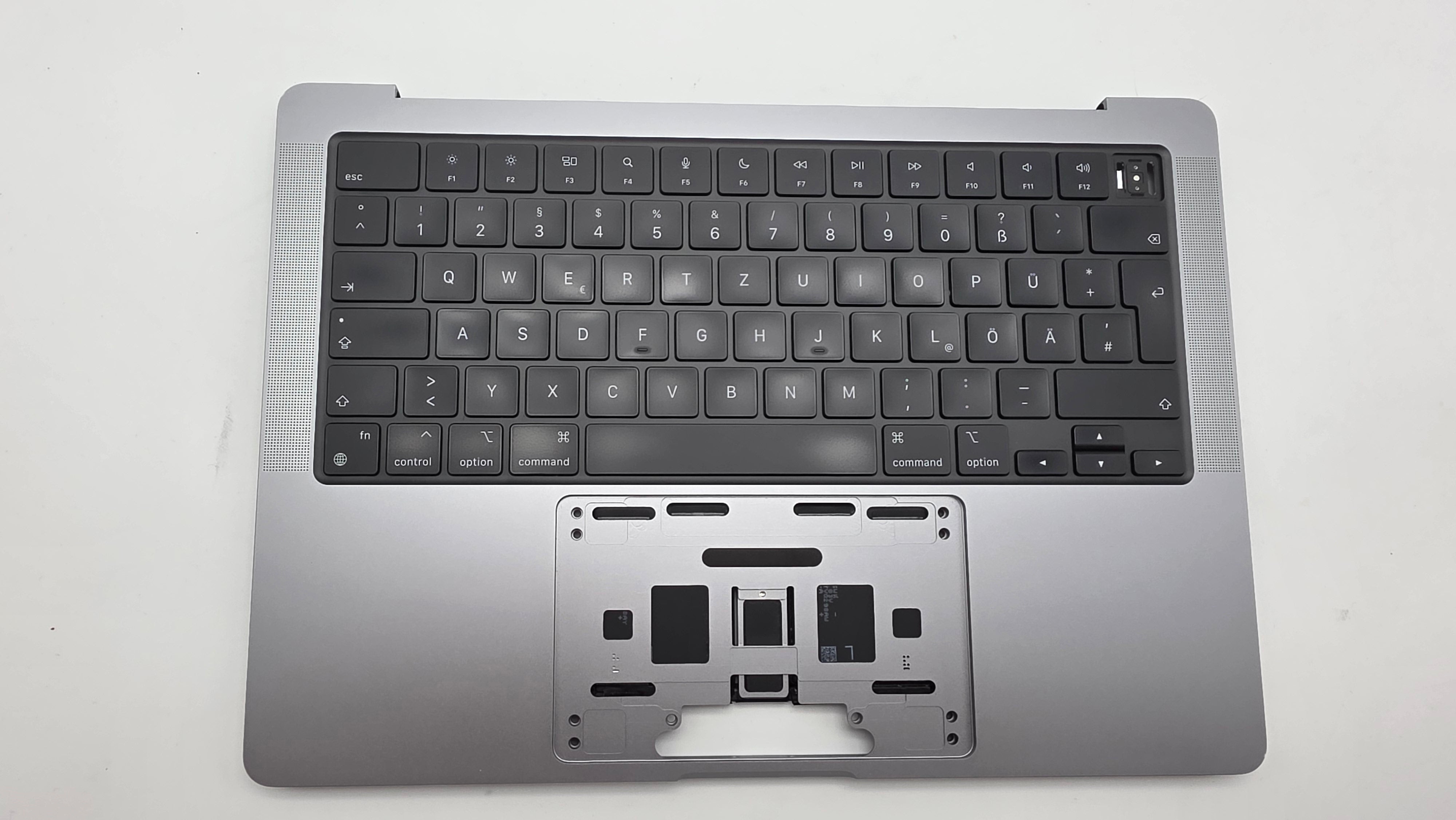 Macbook Pro 14" 2021 A2442 Topcase QWERTZ Tastatur Spacegrau #T947