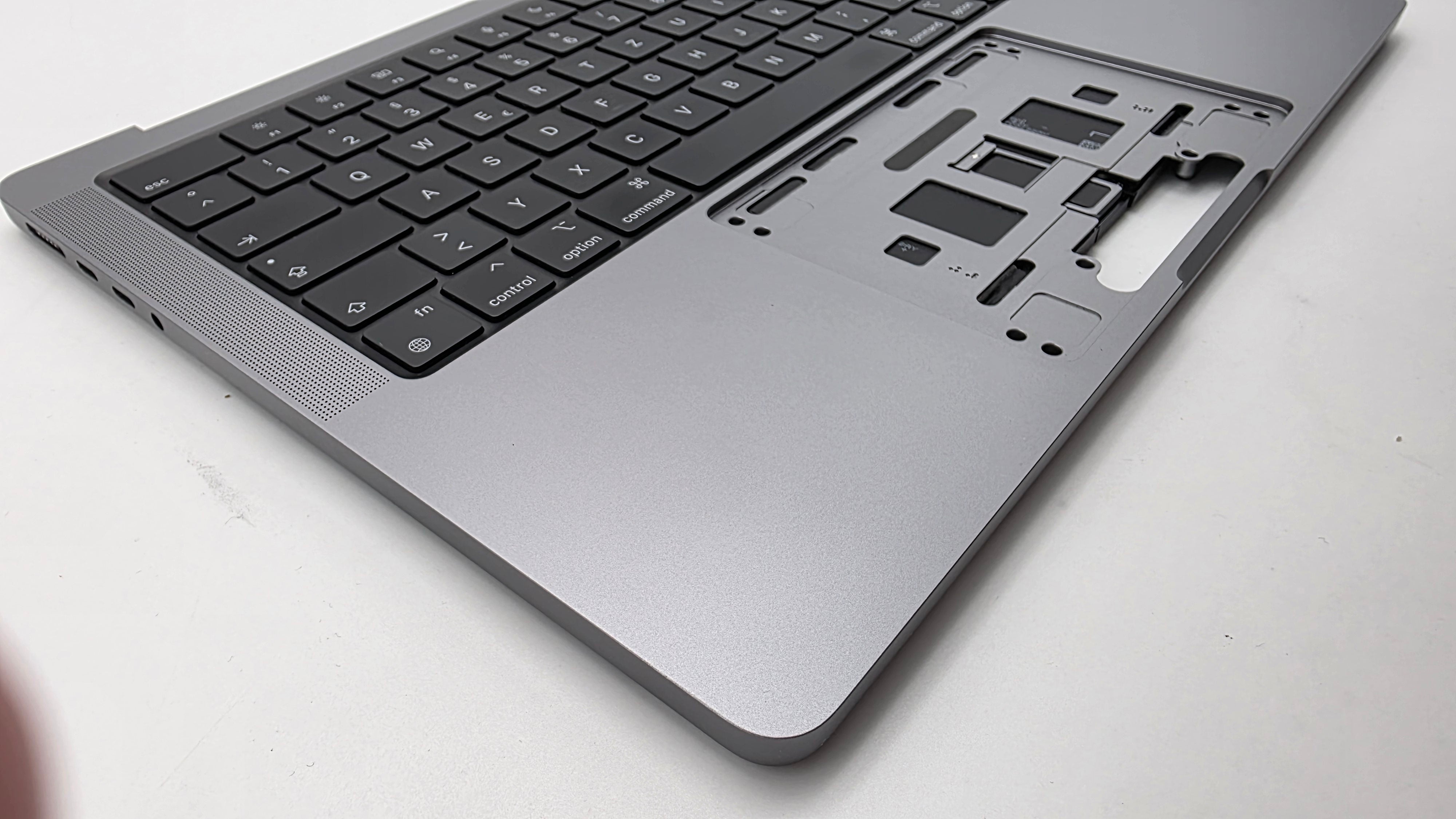Macbook Pro 14" 2021 A2442 Topcase QWERTZ Tastatur Spacegrau #T947