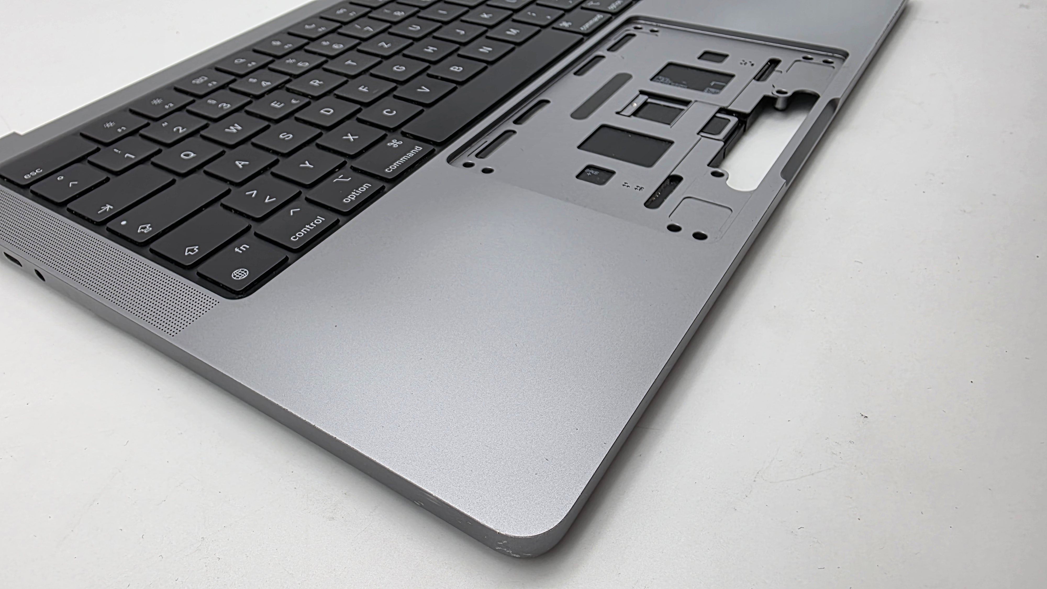Macbook Pro 14" 2021 A2442 Topcase QWERTZ Tastatur Spacegrau #T948
