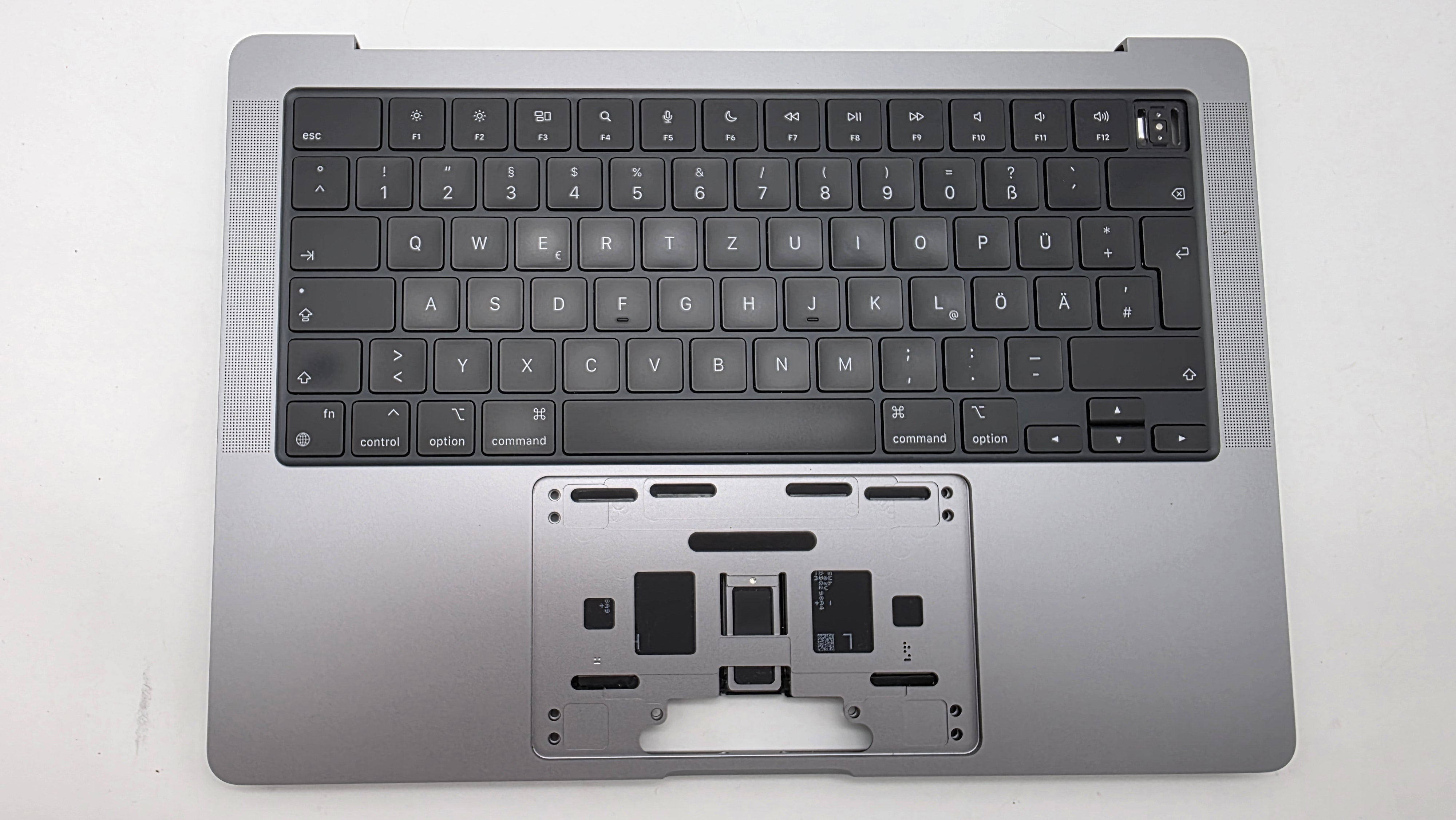 Macbook Pro 14" 2021 A2442 Topcase QWERTZ Tastatur Spacegrau #T949