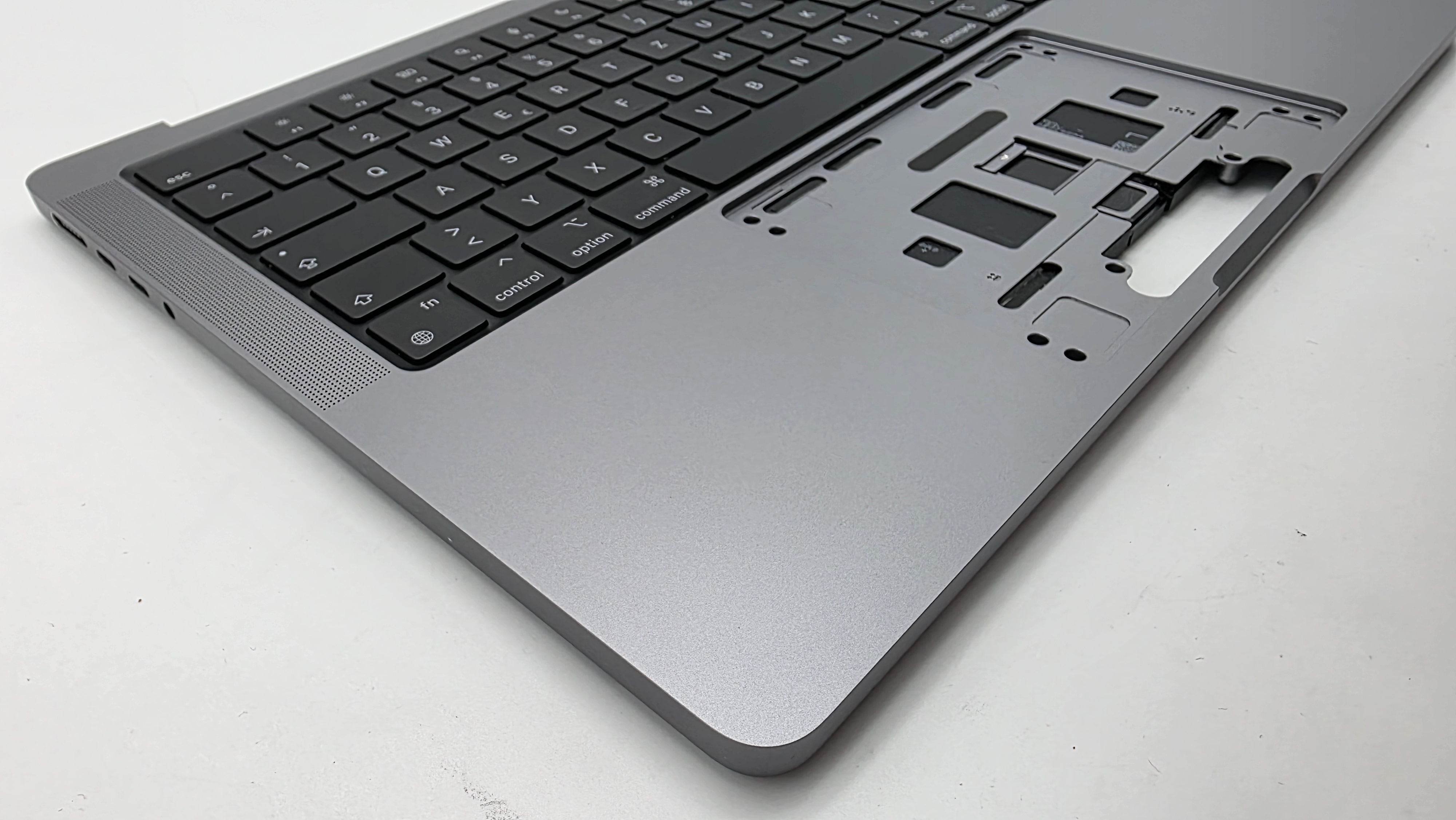 Macbook Pro 14" 2021 A2442 Topcase QWERTZ Tastatur Spacegrau #T949