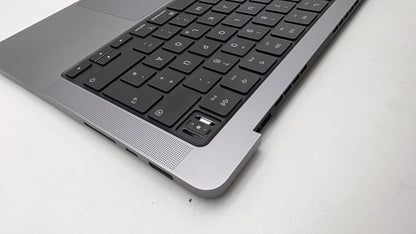 Macbook Pro 14" 2021 A2442 Topcase QWERTZ Tastatur Spacegrau #T950