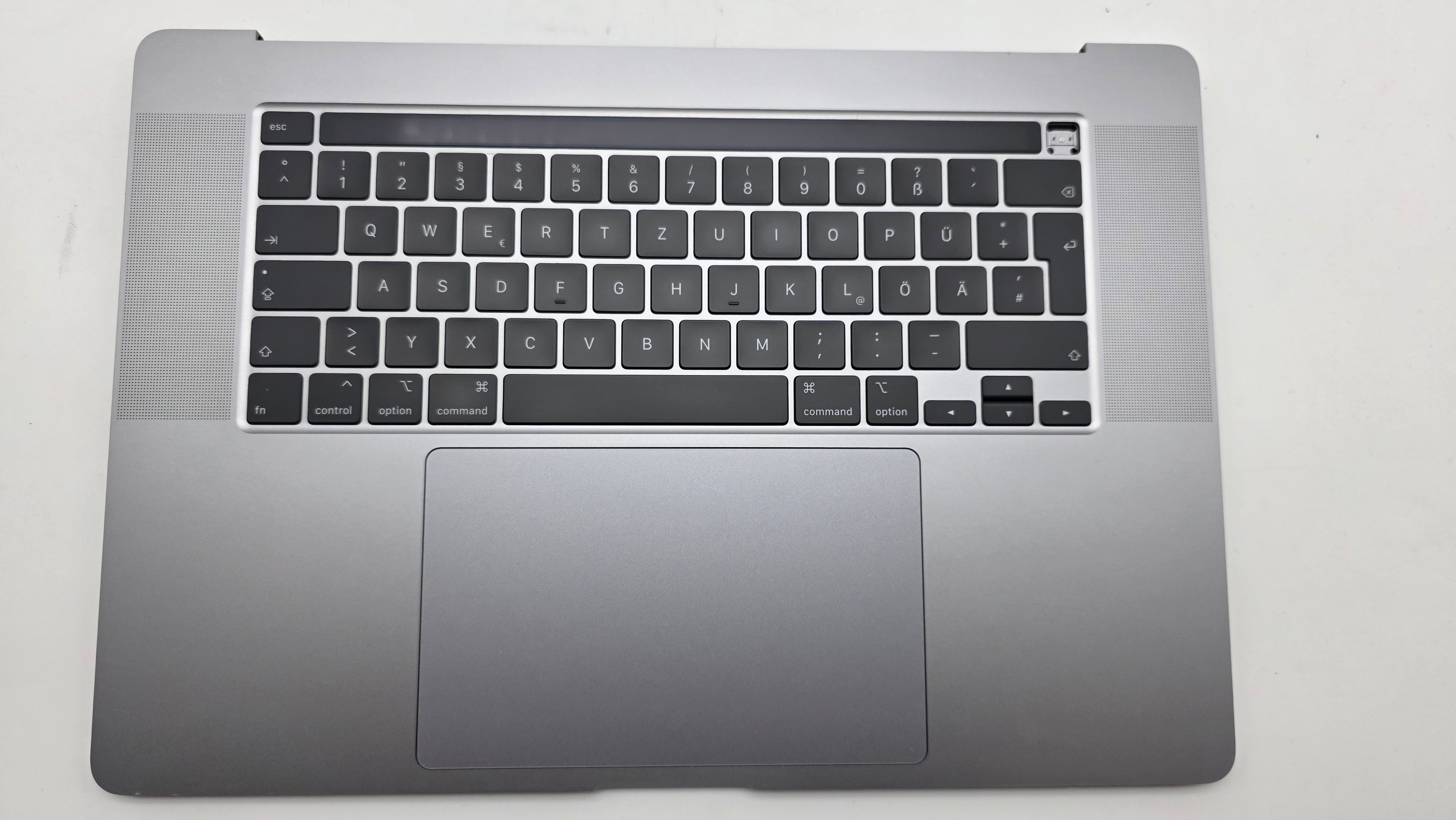 MacBook Pro 16" 2019 A2141 Grau Topcase Tastatur Trackpad Akku QWERTZ #T954