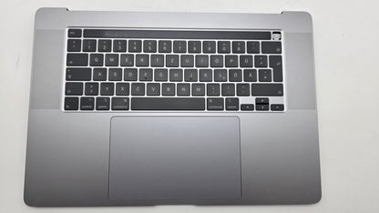 MacBook Pro 16" 2019 A2141 Grau Topcase Tastatur Trackpad Akku QWERTZ #T954