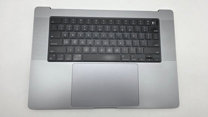 Macbook Pro 16" 2021 A2485 Topcase QWERTY US Tastatur Spacegrau #T955