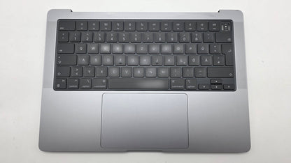 Macbook Pro 14" 2023 A2779 Topcase QWERTZ Tastatur Spacegrau #T956