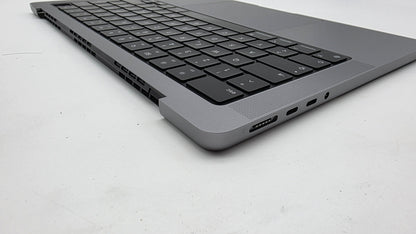 Macbook Pro 14" 2023 A2779 Topcase QWERTZ Tastatur Spacegrau #T956
