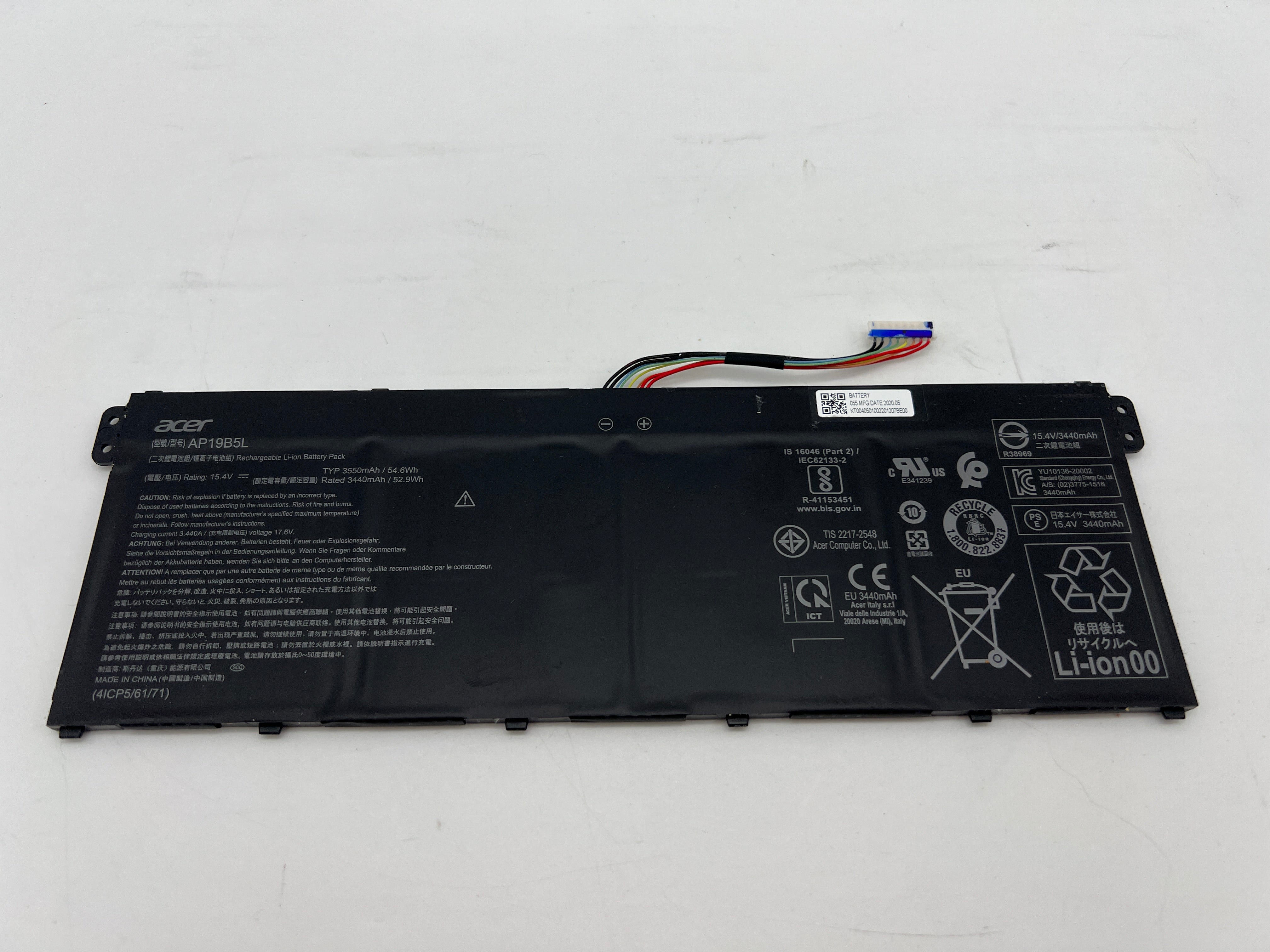 Acer Aspire 5 A515-44 - 15.6" Akku Battery AP19B5L gebraucht Psmartplace 