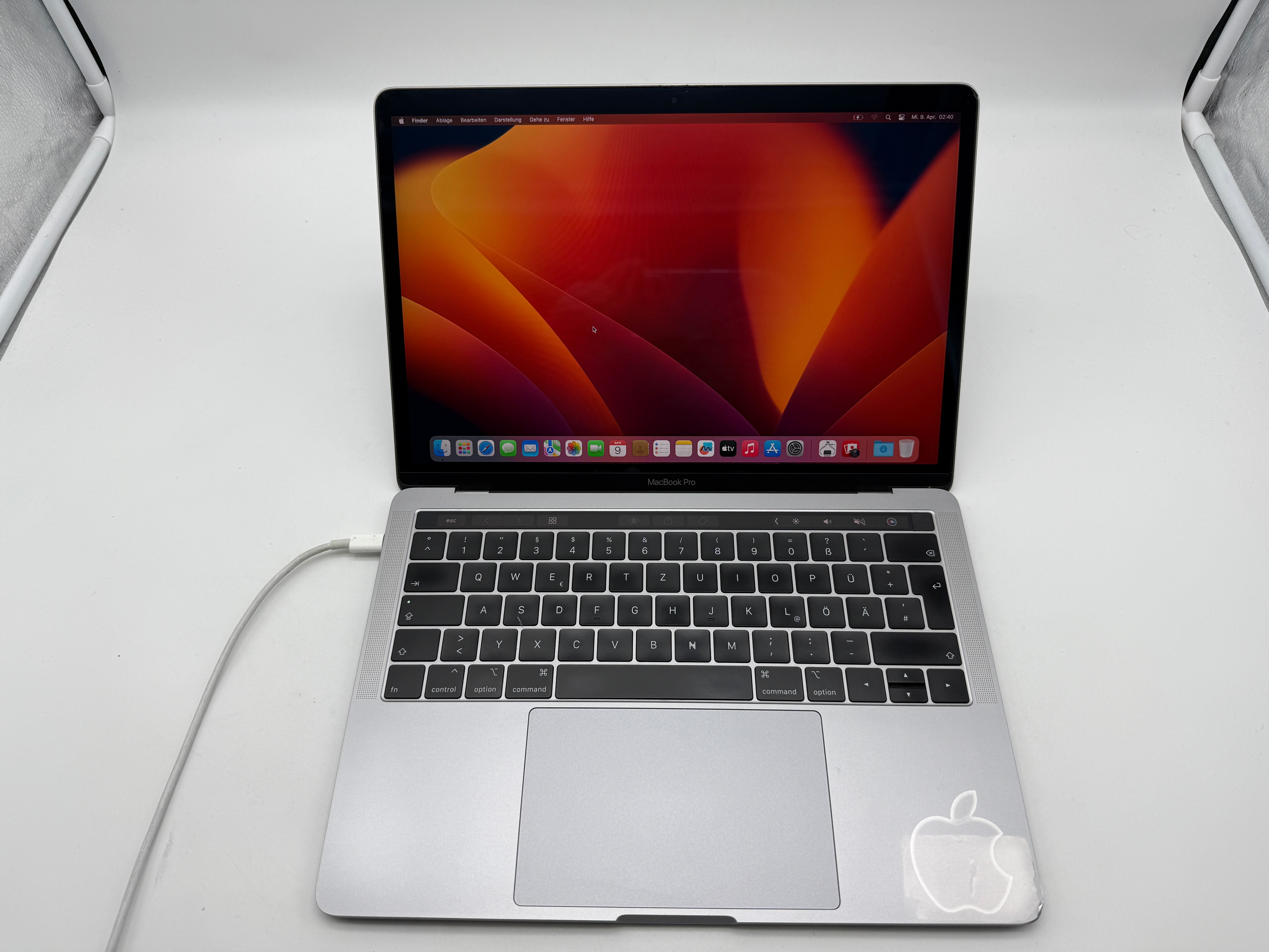 Macbook Pro 13" A1989 2018 2,7 GHz i7 16GB 512gb Spacegrau MwSt