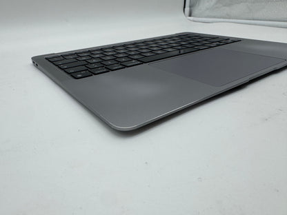 MacBook Air 13" 2020 A2337 Topcase QWERTZ Trackpad Tastatur Grau #T898