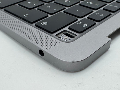 MacBook Air 13" 2020 A2337 Topcase QWERTZ Trackpad Tastatur Grau #T898