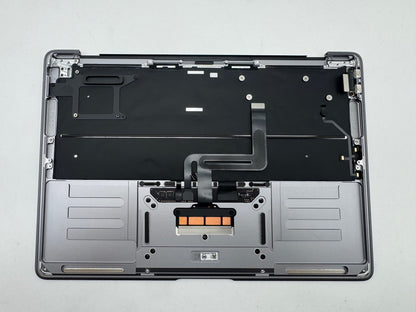 MacBook Air 13" 2020 A2337 Topcase QWERTZ Trackpad Tastatur Grau #T898
