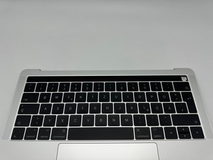 Macbook Pro 13" 2016 2017 A1706 Topcase Trackpad Gehäuse Silber #T663