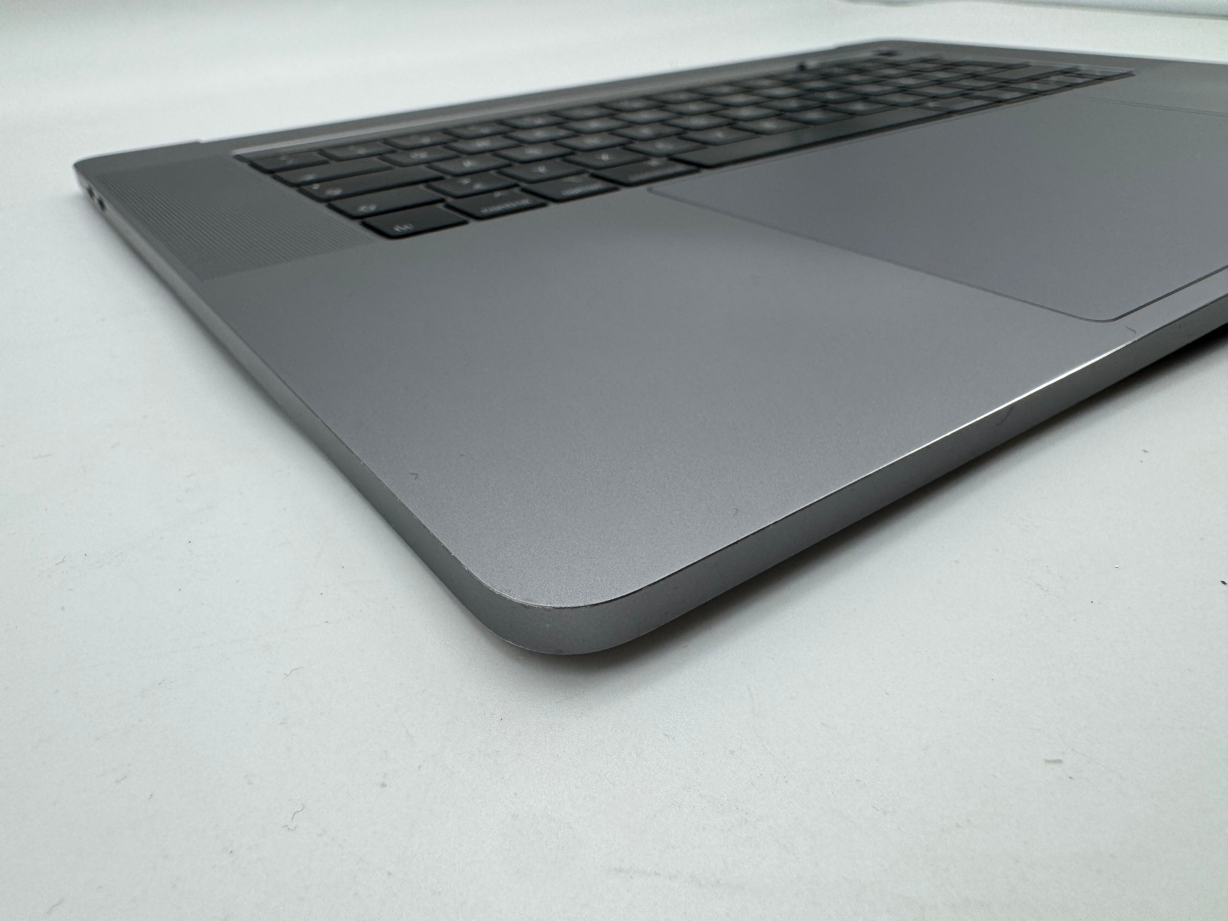 Macbook Pro 15" 2018 2019 A1990 QWERTZ Topcase Trackpad Tastatur Grau #T964