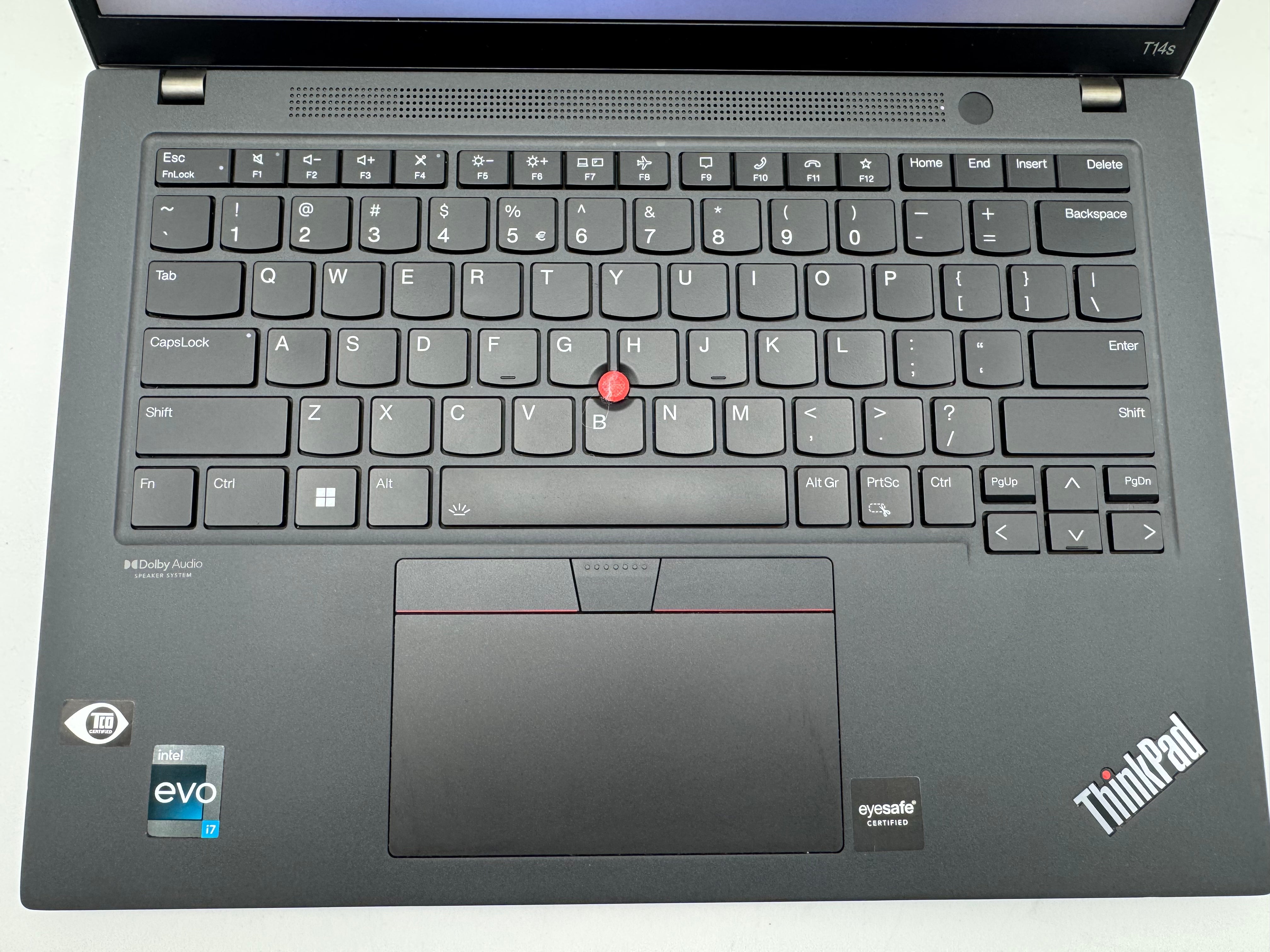 Lenovo Thinkpad T14s G3 Notebook 2,1GHz i7-1260P 16GB 512GB QWERTY US