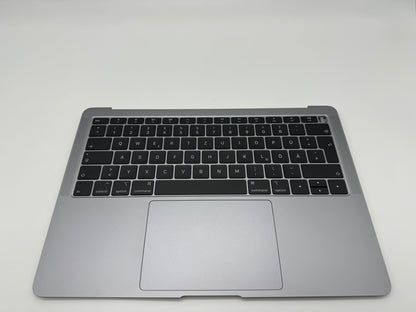 Macbook Air 13" 2018 2019 A1932 Topcase QWERTZ Trackpad Tastatur Grau #T467