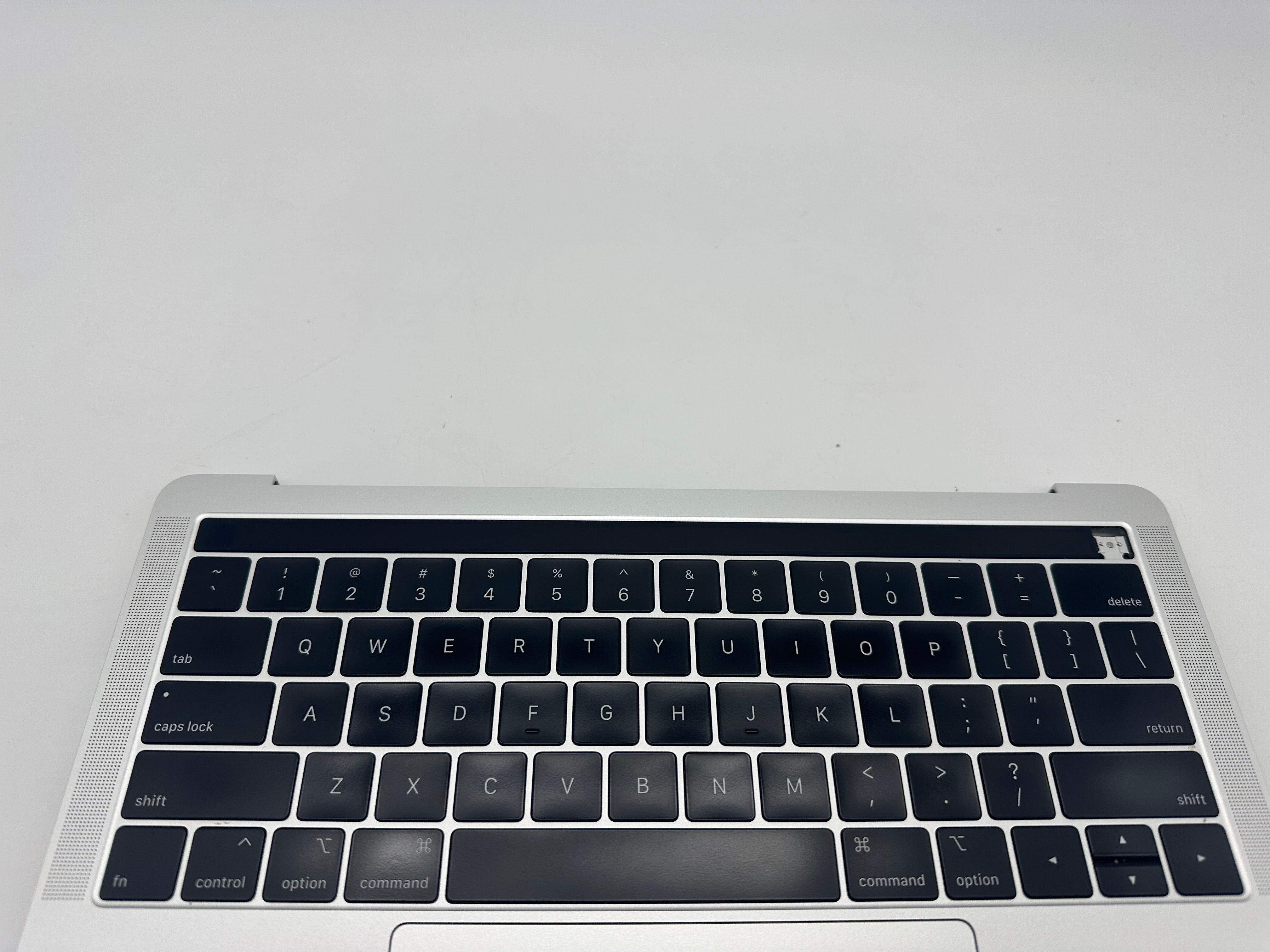 Macbook Pro 13" A1989 2018 2019 Topcase Tastatur QWERTY Trackpad Silber #T692