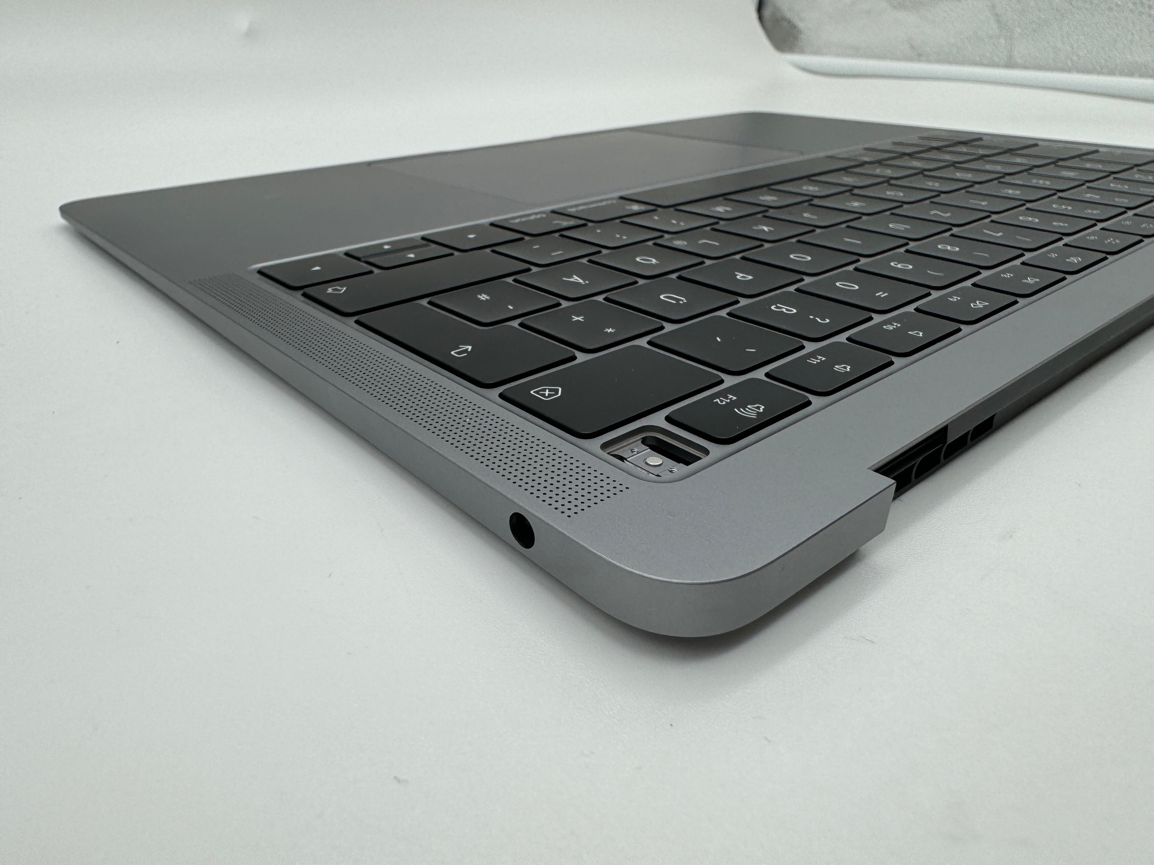 Macbook Air 13" 2018 2019 A1932 Topcase QWERTZ Trackpad Tastatur Grau #T467